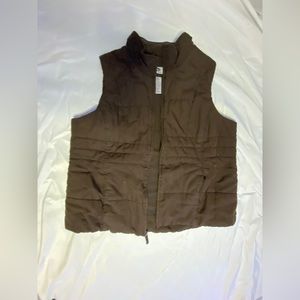 Brown vest. Women’s large